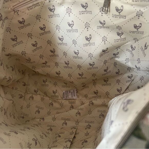 Farmhouse Is My Style Floral Green Cottage Boho Tote Bag - Picture 11 of 12